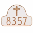 Arch Address Sign with Celtic Cross