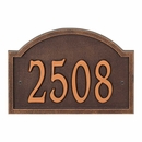 Arch Shape Metal Address Number Plaque