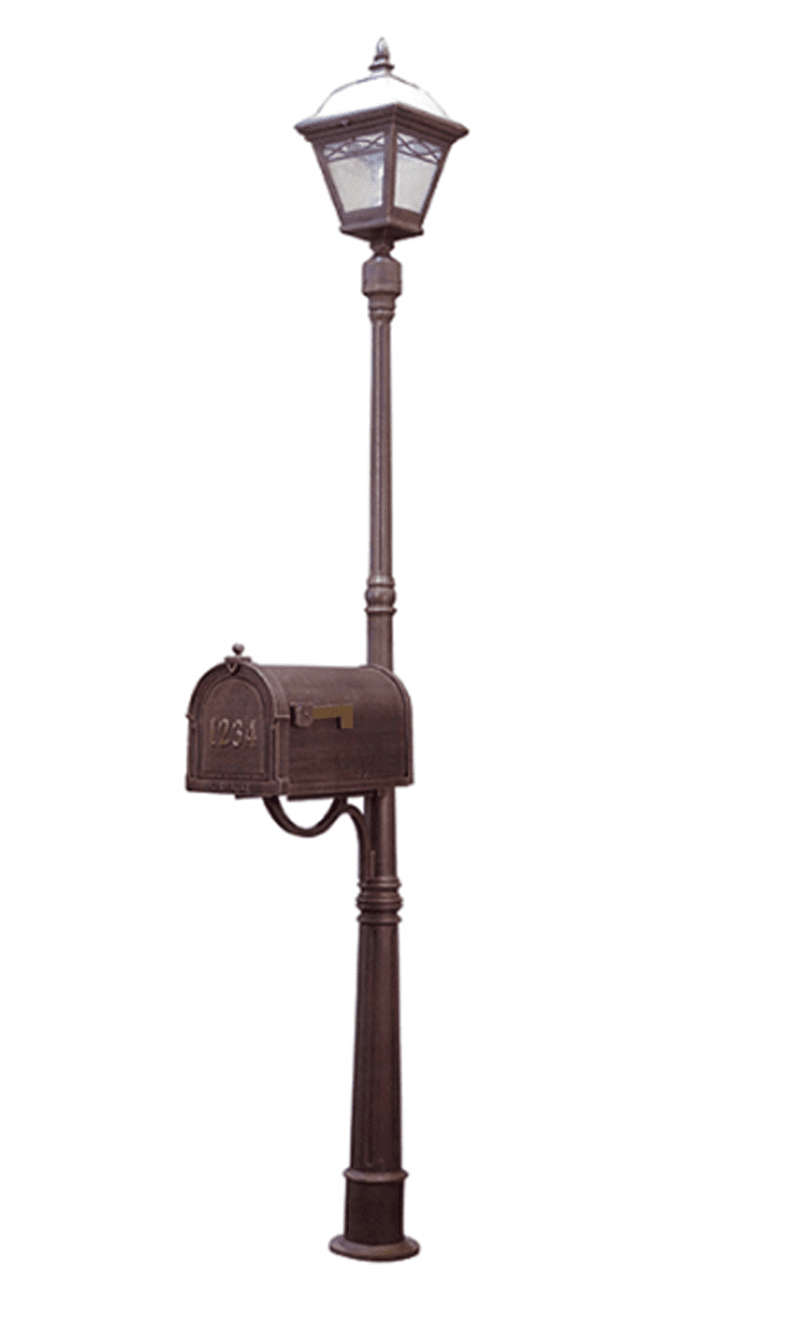 Post For Mailbox and Light