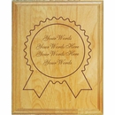 Award Plaque - Engraved Wood Ribbon Wall Recognition Plaque