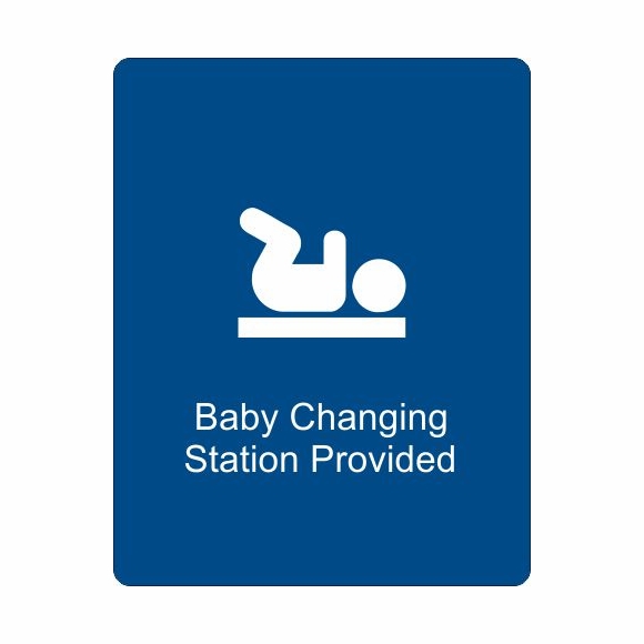 Baby Changing Station Provided Sign