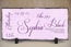 Baby Girl Slate Name Sign
