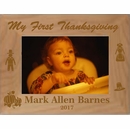 Baby's First Thanksgiving Personalized Custom Engraved Picture Frame
