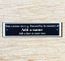 Bench Plaque