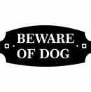 Beware of Dog Sign for Lawn Stake or for Wall Mount