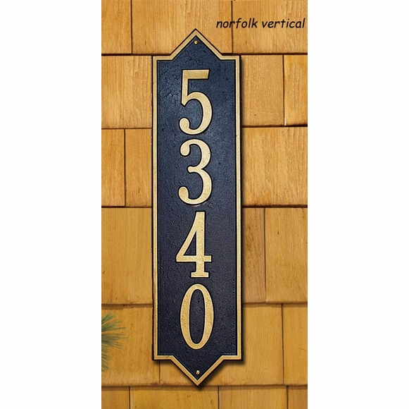 Big Vertical Address Sign