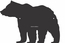 Black Bear Silhouette Wall Decor