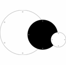 Blank Round Filler Repair Panel