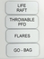 Boat Equipment Labels
