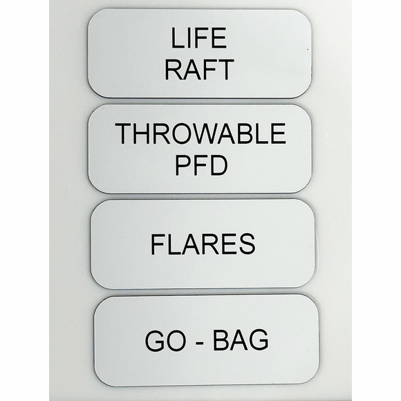 Boat Equipment Labels