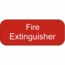 Boat Fire Extinguisher Plaque - Small Fire Extinguisher Sign With or Without Arrow