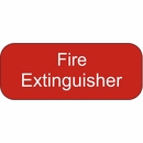 Boat Fire Extinguisher Plaque set of 3