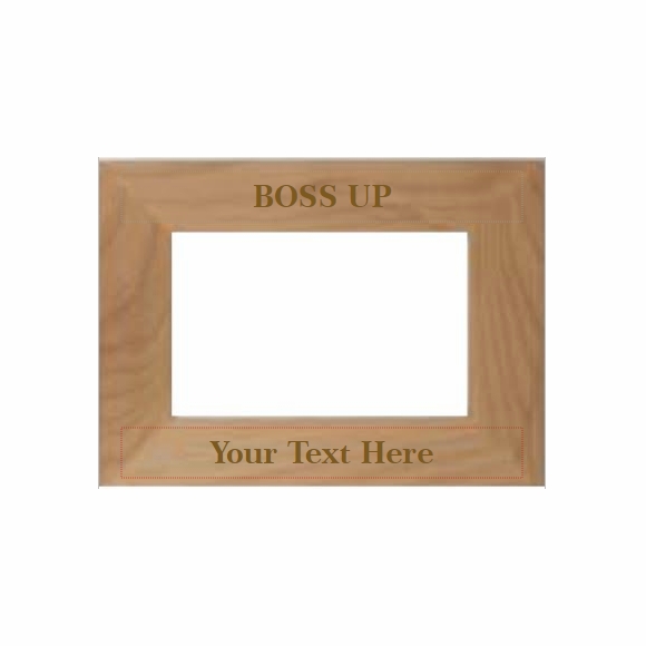 Boss Up Personalized Picture Frame