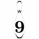 Bowling Pin Address Sign