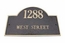 Brass Address Plaque