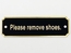 Custom Brass Nameplate - Small Personalized Message Sign