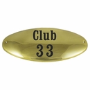 Brass Plaque For Address, Business Name, House Name, Room Number etc.