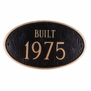 BUILT Year Historic Property Plaque