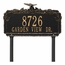 Personalized Address Plaque With Butterfly On Top And Lawn Stakes