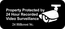 Custom Video Surveillance Warning Sign Sticker