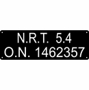 Canadian Vessel Registry Plate