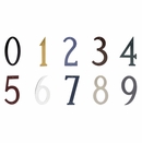 Cast Aluminum House Numbers & Building Numbers - Choose Your Size and Color