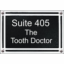 Cast Aluminum Plaque with Acrylic Sign Insert