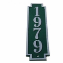 Cast Aluminum Vertical Address Plaque