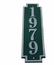 Cast Aluminum Vertical Address Plaque