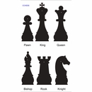 Chess Piece Wall Art Cut Outs - Pawn, King, Queen, Bishop, Rook, or Knight