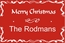 Personalized Christmas Greeting Sign For Wall Mount or Optional Lawn Mount
