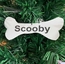 Christmas Tree Ornament Dog Bone