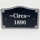 Circa Founded Built Est Year Sign With Optional Lawn Stake