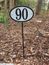 Address Sign for Yard with Lawn Mount Stake - House Number Address Plaque - CO69LM