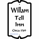 Colonial Style Historic Sign Personalized With 4 Lines
