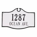 Colonial Style Street Address Plaque