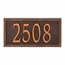 Metal Rectangle Address Plaque