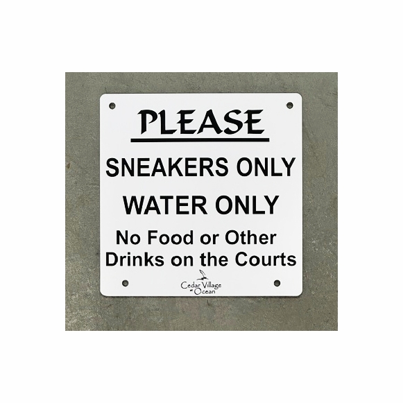 Court Rules Sign