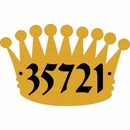 Crown Shape House Address Number Wall Sign