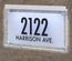 Crystal Illuminated House Marker - Lighted Address Sign