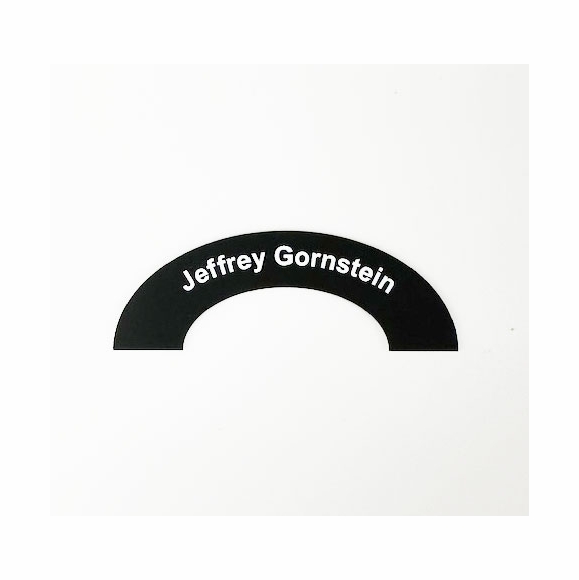 Curved Switch Label or Identification Plate