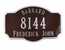 Custom Address Plaque