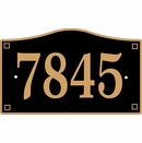 Custom Address Plaque For Wall or Optional Lawn Stake Mount