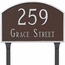Address Plate with Lawn Stakes