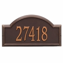 Custom Address Plate with Big Numbers