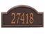 Custom Address Plate with Big Numbers
