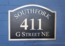 Custom Address Sign