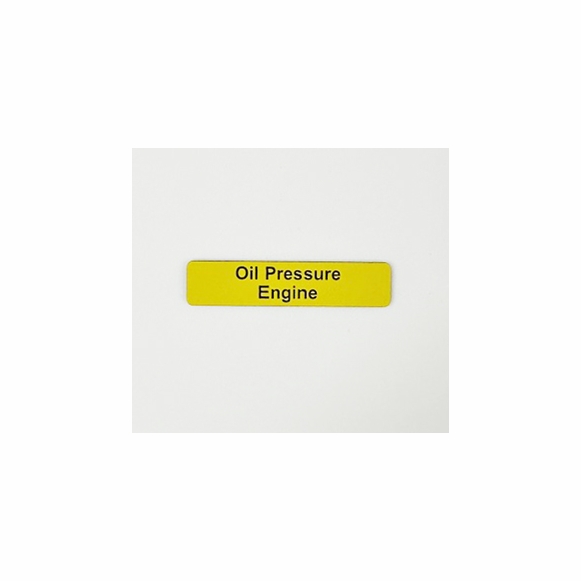 Custom Adhesive Label for Boat, Aircraft, Car 2.5x.5