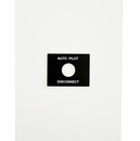 Custom Aircraft Autopilot Disconnect Placard - 1.25" x 1.625"