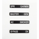 Custom Aircraft Panel Labels - Engraved 1.5 x 0.25 Inch